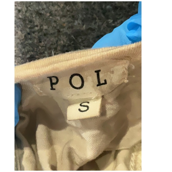 Beige Sleeveless Tank Tribal Embroidered Cut-out Design POL Sm - Picture 4 of 5